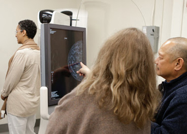 Examining imaging results in the new Radiography Lab