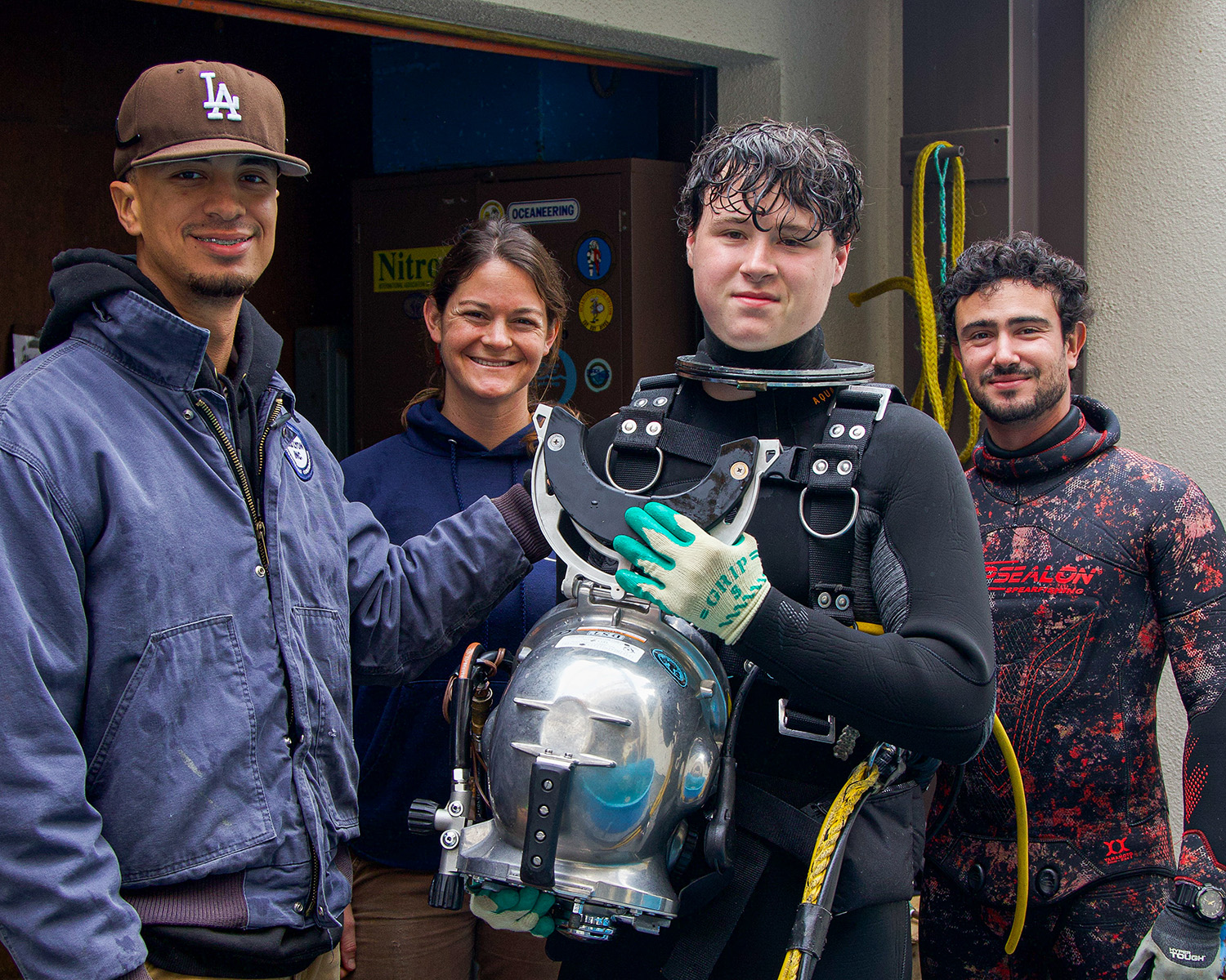 Marine Diving Technology Students and Faculty